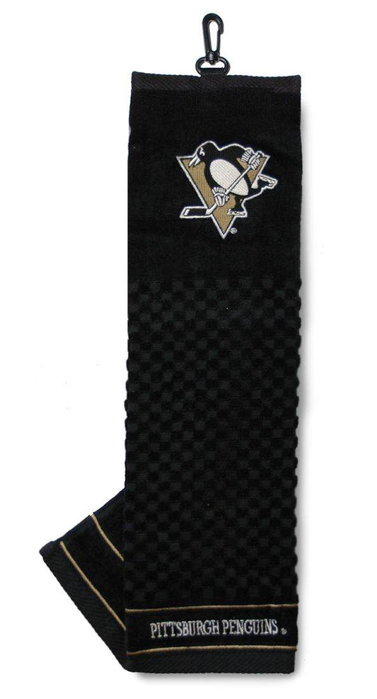 Pittsburgh Penguins Golf Towel 16x22 Embroidered Special - ToylandEU