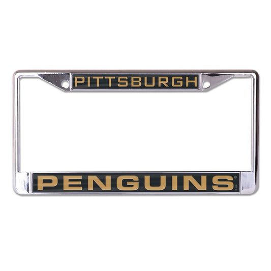 Pittsburgh Penguins Inlaid License Plate Frame Chrome - ToylandEU