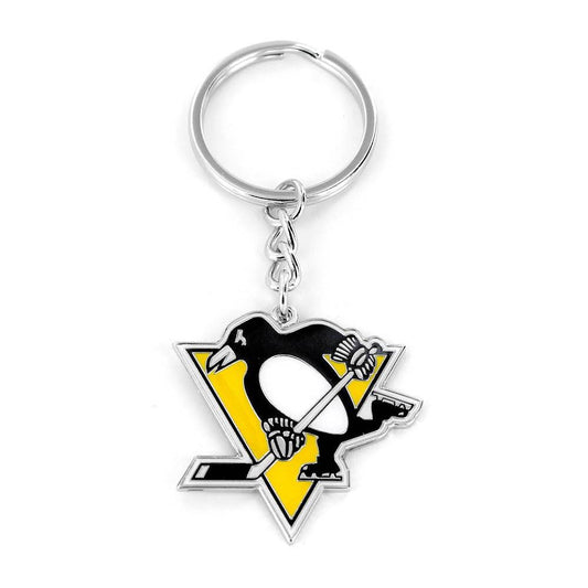 Pittsburgh Penguins Keychain Logo Team Spirit Metal - ToylandEU