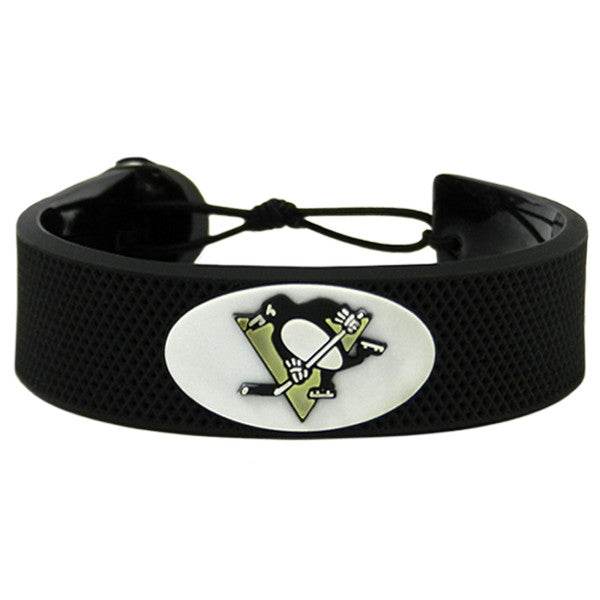 Pittsburgh Penguins Leather Bracelet Classic Hockey - ToylandEU