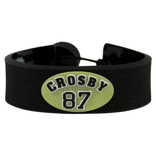 Pittsburgh Penguins Leather Bracelet Sidney Crosby Design - ToylandEU