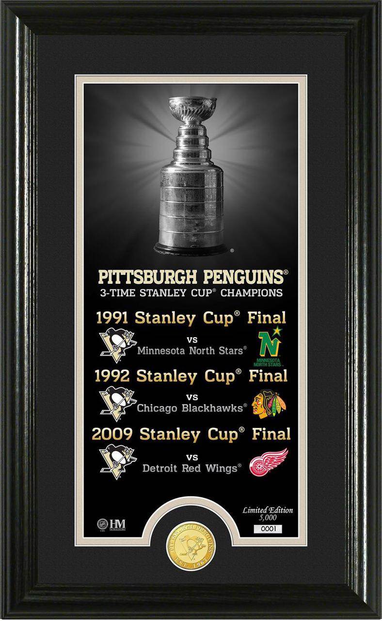 Pittsburgh Penguins Legacy Bronze Coin Panoramic Photo Mint - ToylandEU