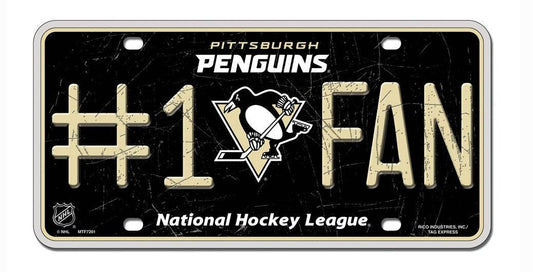 Pittsburgh Penguins License Plate Fan Special Order - ToylandEU
