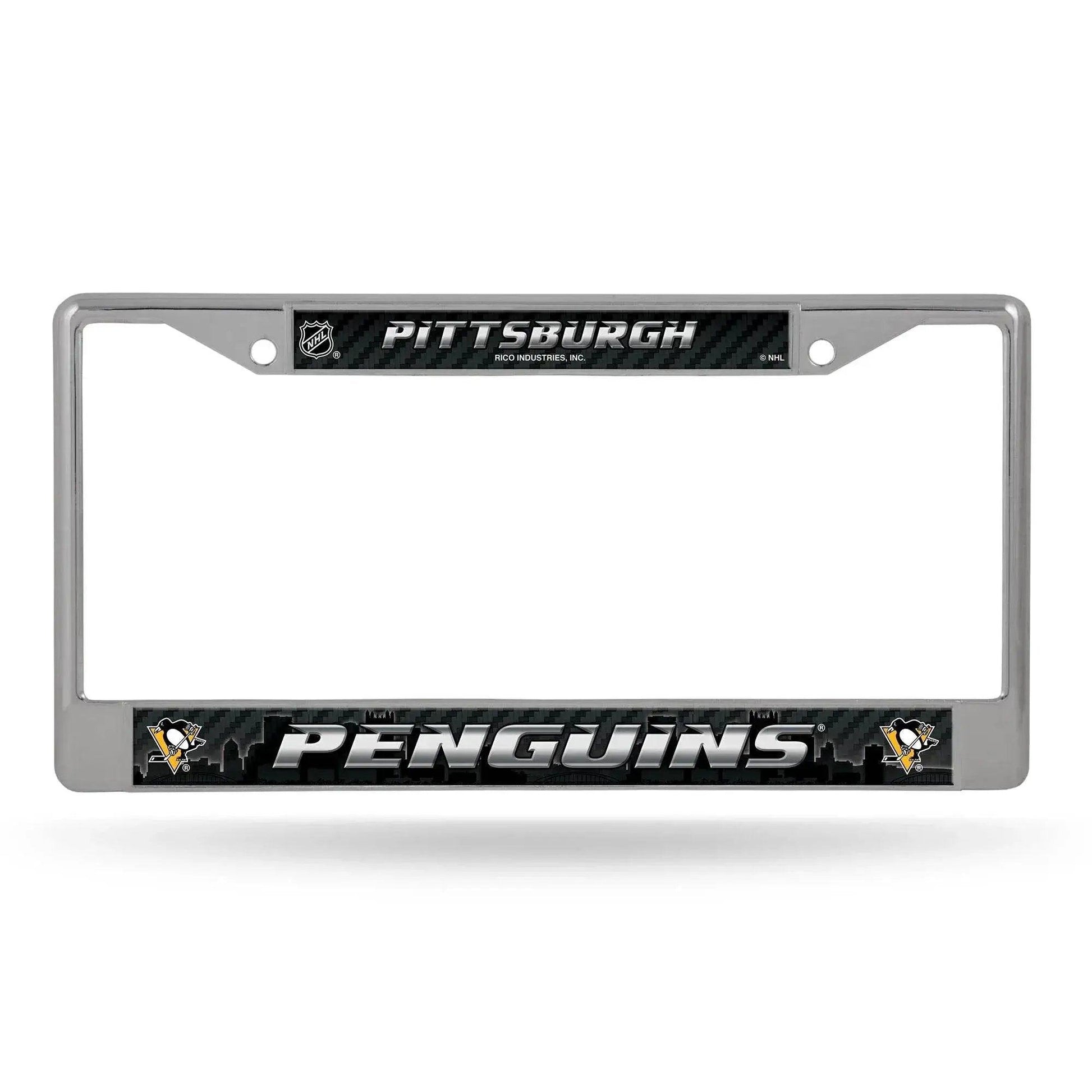  Pittsburgh Penguins License Plate Frame Chrome Insert -  ToylandEU™