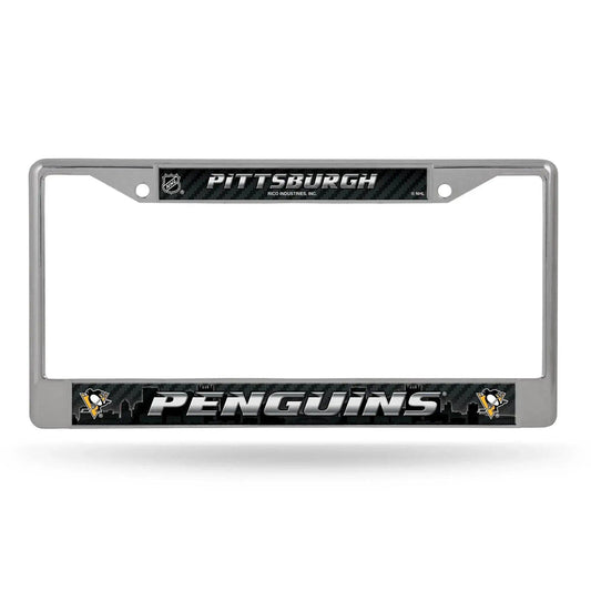  Pittsburgh Penguins License Plate Frame Chrome Insert -  ToylandEU™