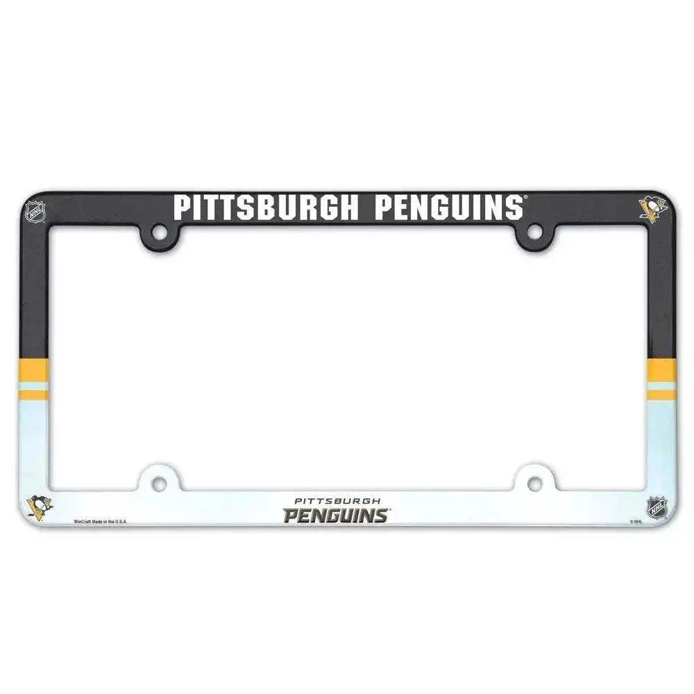  Pittsburgh Penguins License Plate Frame Plastic Full Color -  ToylandEU™