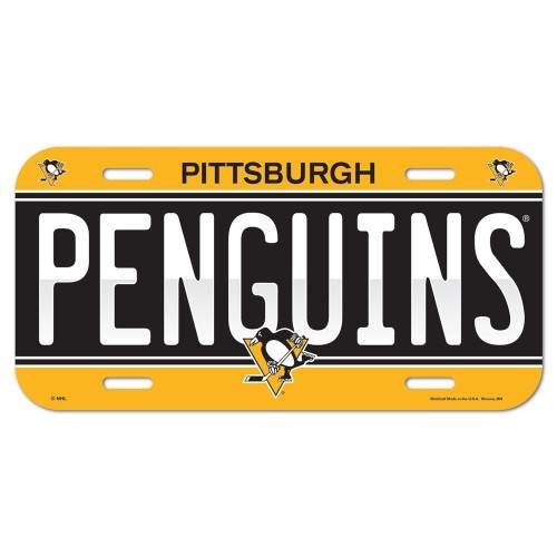 Pittsburgh Penguins Officially Licensed License Plate - ToylandEU
