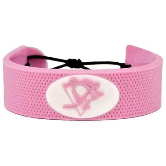  Pittsburgh Penguins Pink Leather Hockey Bracelet for Kids -  ToylandEU™
