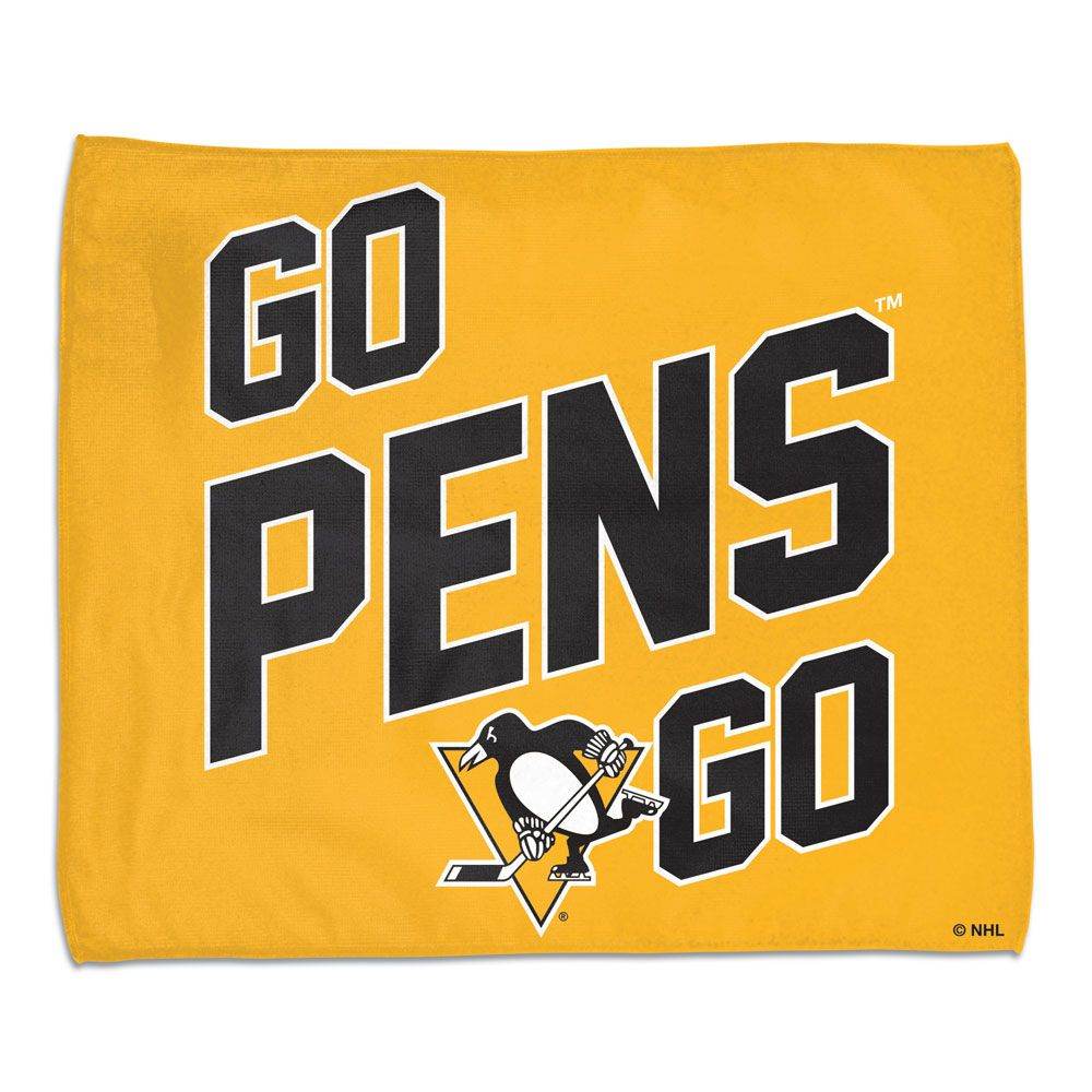 Pittsburgh Penguins Rally Towel 15x18 Full Color Gameday - ToylandEU