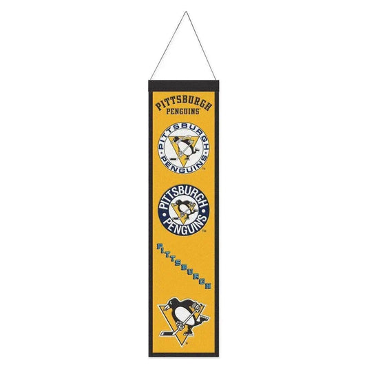  Pittsburgh Penguins Wool Banner 8x32 Heritage Design -  ToylandEU™