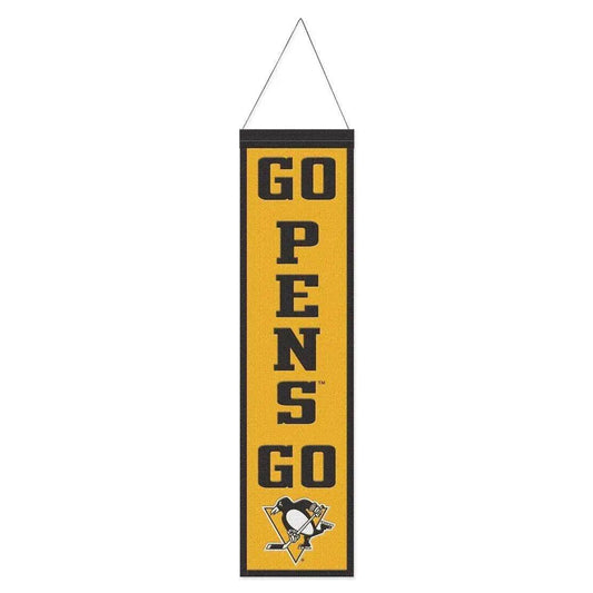  Pittsburgh Penguins Wool Banner 8x32 Heritage Slogan Design -  ToylandEU™