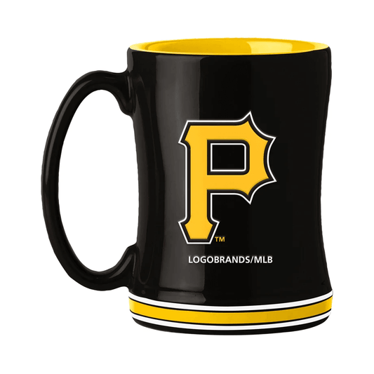 Pittsburgh Pirates 14oz Coffee Mug 3D Raised Logo Ceramic - ToylandEU