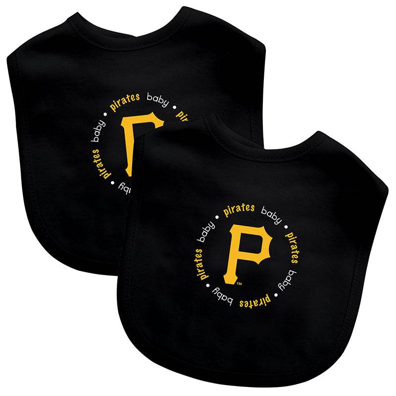 Pittsburgh Pirates Baby Bibs 2 Pack Officially Licensed - ToylandEU
