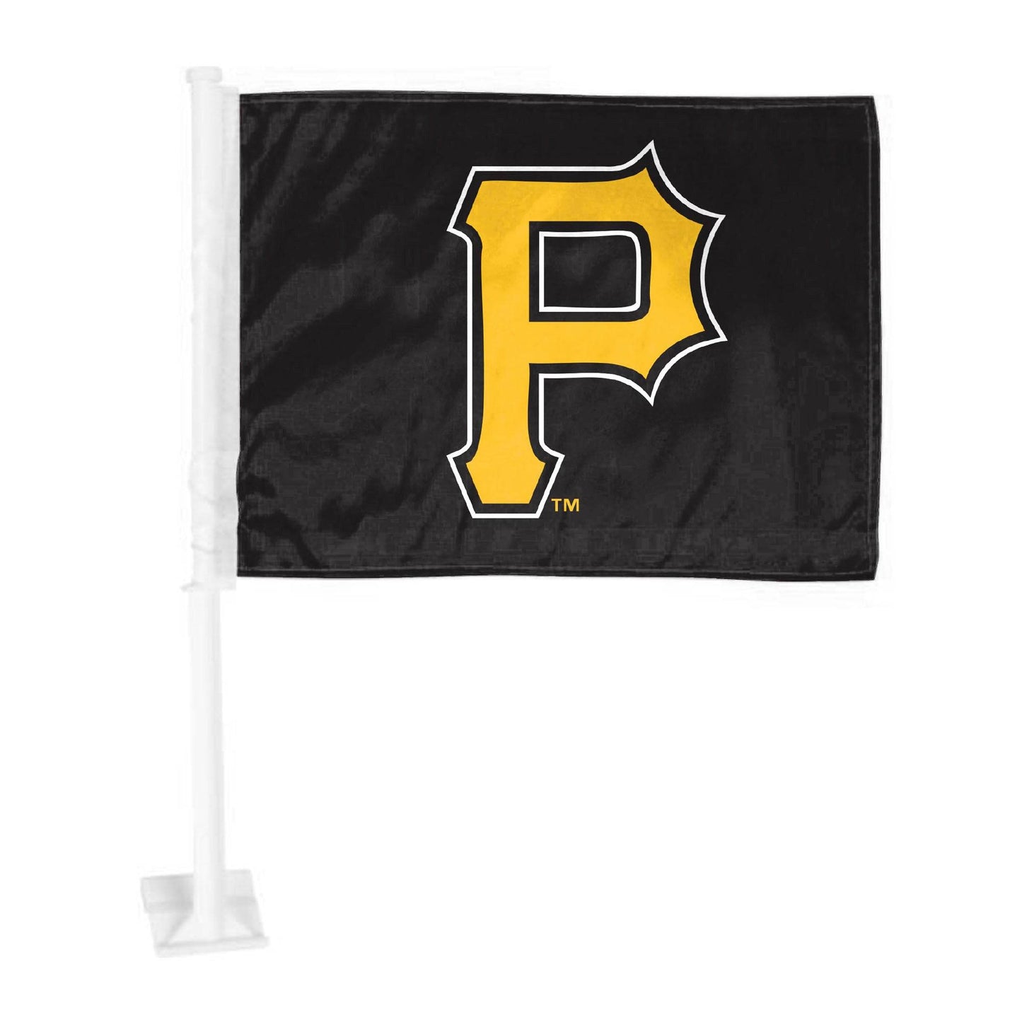Pittsburgh Pirates Car Flag Primary Logo Nylon Durable Clip - ToylandEU