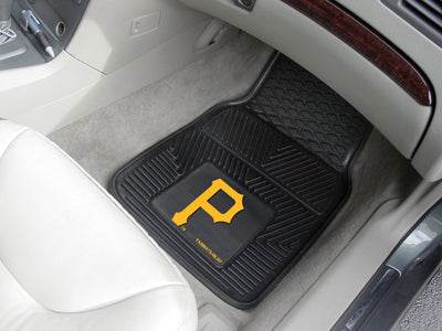 Pittsburgh Pirates Car Mats Heavy Duty 2 Piece Vinyl - ToylandEU