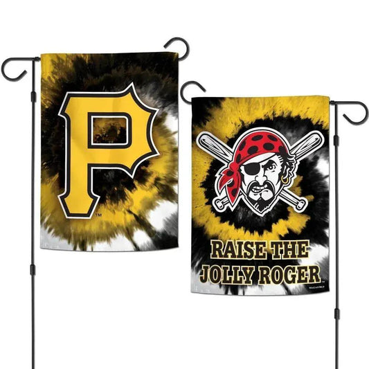  Pittsburgh Pirates Garden Flag 12x18 2 Sided Tie Dye -  ToylandEU™