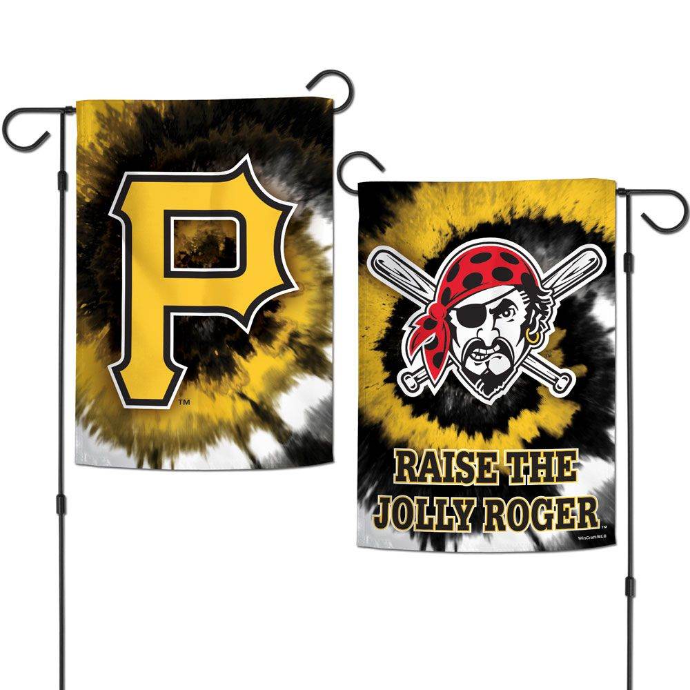 Pittsburgh Pirates Garden Flag 12x18 2 Sided Tie Dye - ToylandEU