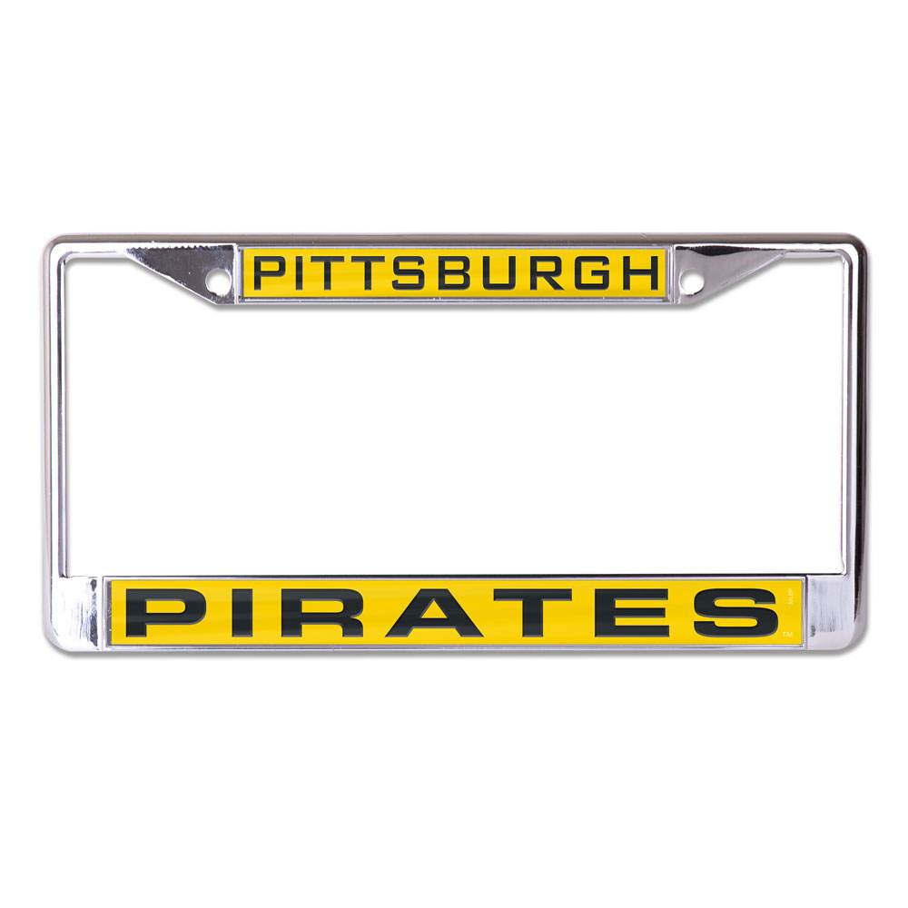 Pittsburgh Pirates Inlaid Chrome License Plate Frame - ToylandEU