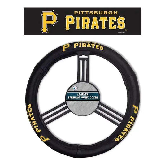  Pittsburgh Pirates Leather Steering Wheel Cover Official -  ToylandEU™