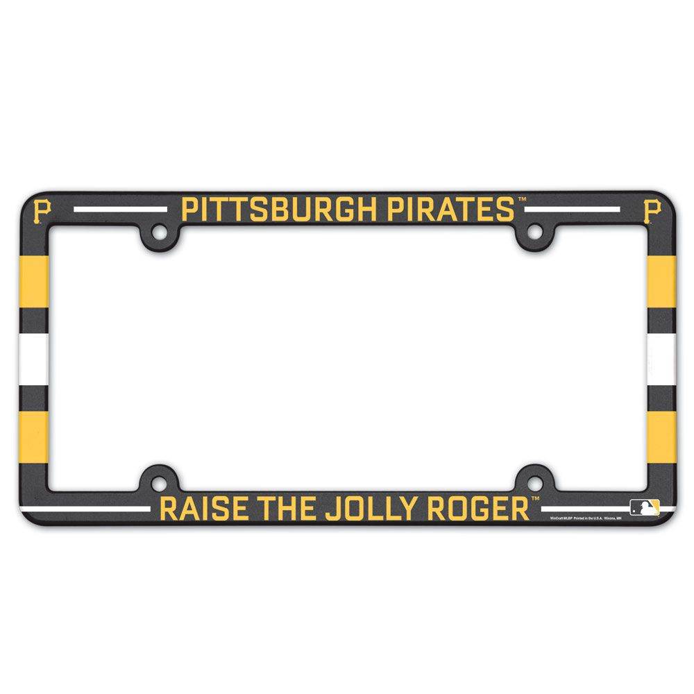 Pittsburgh Pirates License Plate Frame Full Color Plastic - ToylandEU