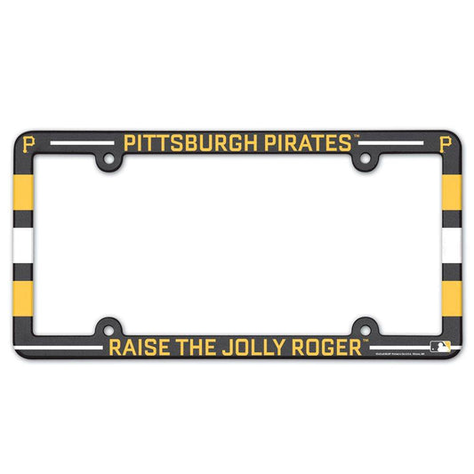 Pittsburgh Pirates License Plate Frame Full Color Plastic - ToylandEU