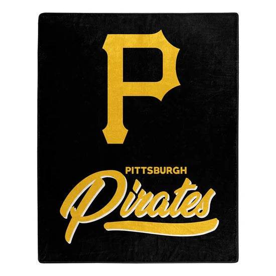 Pittsburgh Pirates Raschel Signature Plush 50x60 Blanket - ToylandEU