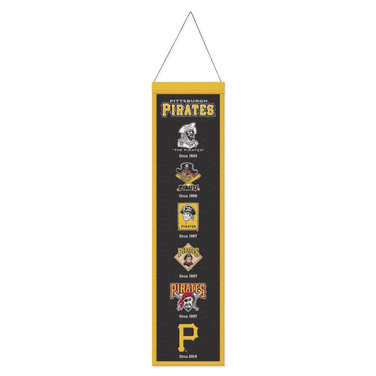 Pittsburgh Pirates Wool Banner 8x32 Heritage Evolution - ToylandEU