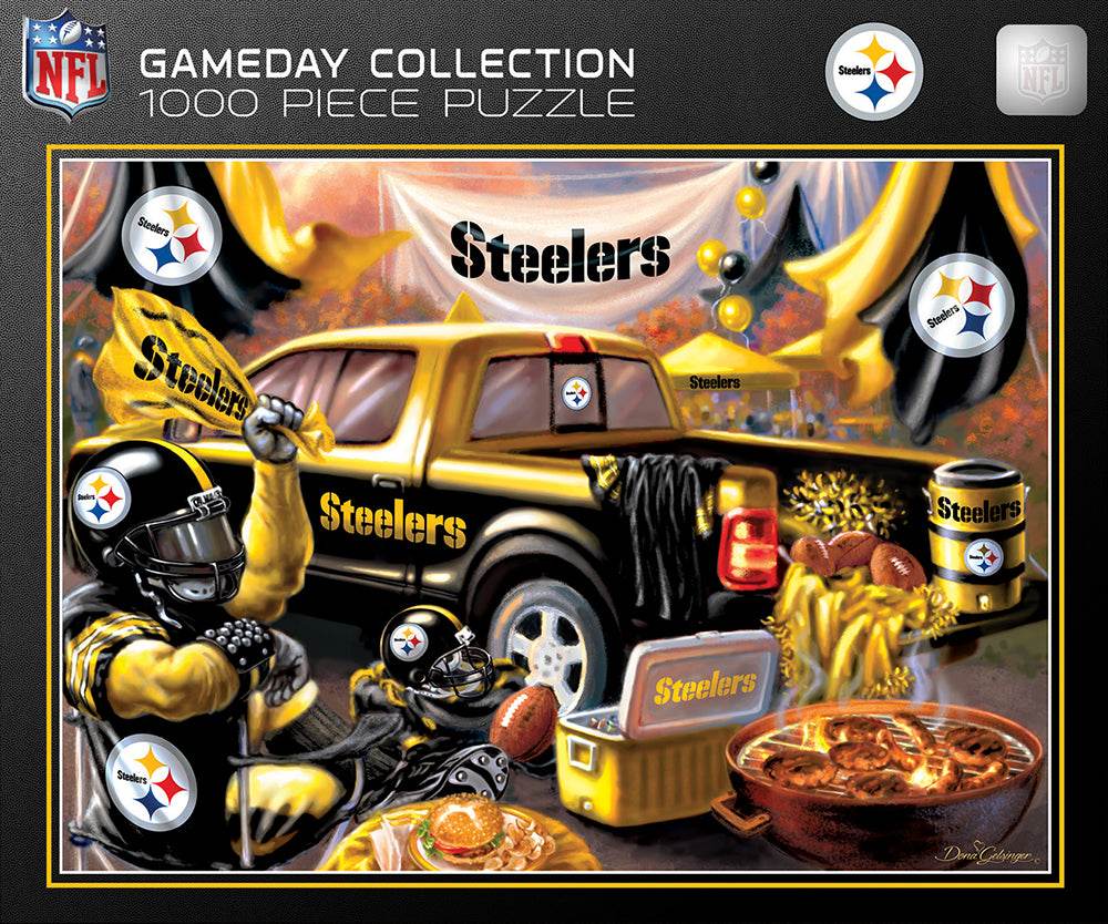 Pittsburgh Steelers 1000 Piece Gameday Puzzle Design - ToylandEU