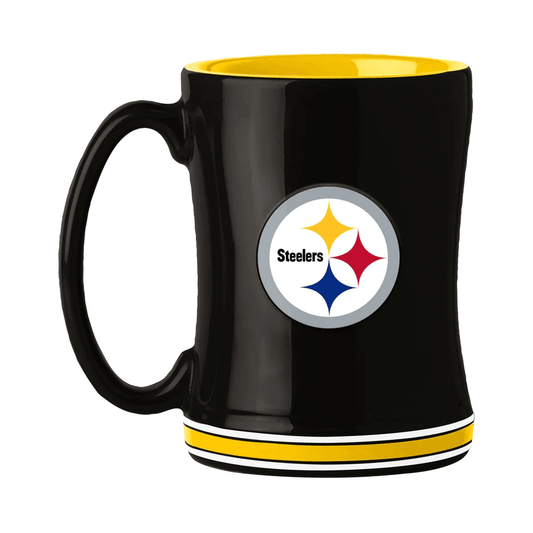 Pittsburgh Steelers 14oz Sculpted Relief Team Color Mug - ToylandEU