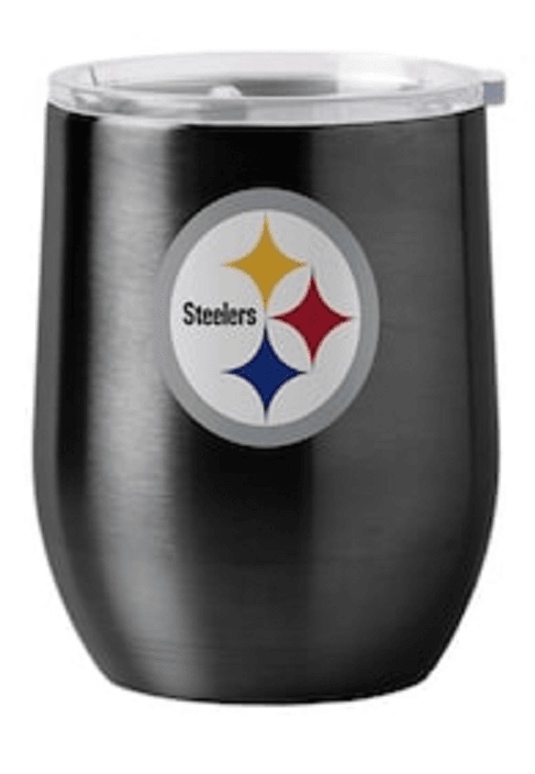 Pittsburgh Steelers 16 Oz Stainless Steel Curved Tumbler - ToylandEU