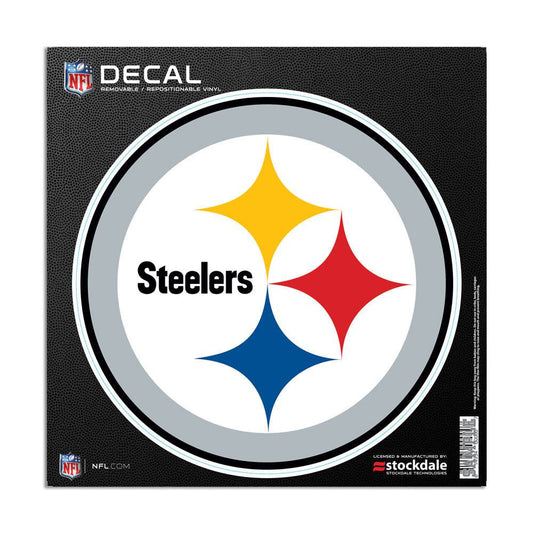 Pittsburgh Steelers 6x6 All Surface Logo Vinyl Decal - ToylandEU