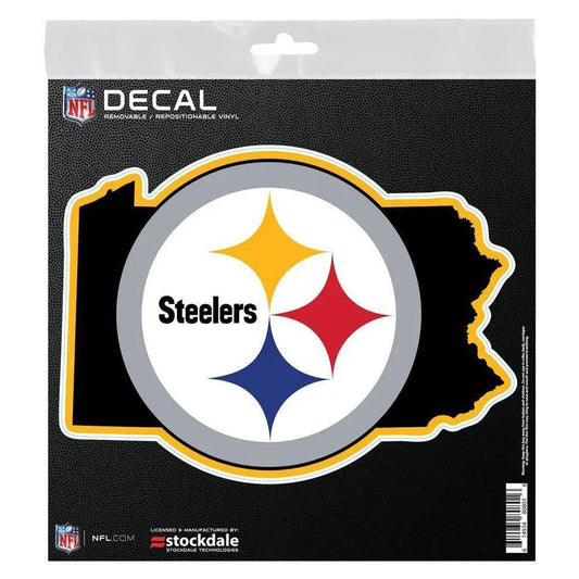  Pittsburgh Steelers 6x6 All Surface State Shape Decal -  ToylandEU™