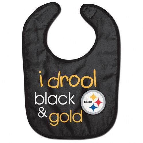 Pittsburgh Steelers Baby Bib All Pro Style I Drool Design - ToylandEU