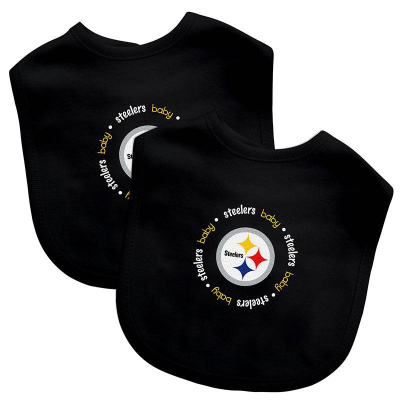 Pittsburgh Steelers Baby Bibs 2 Pack Officially Licensed - ToylandEU