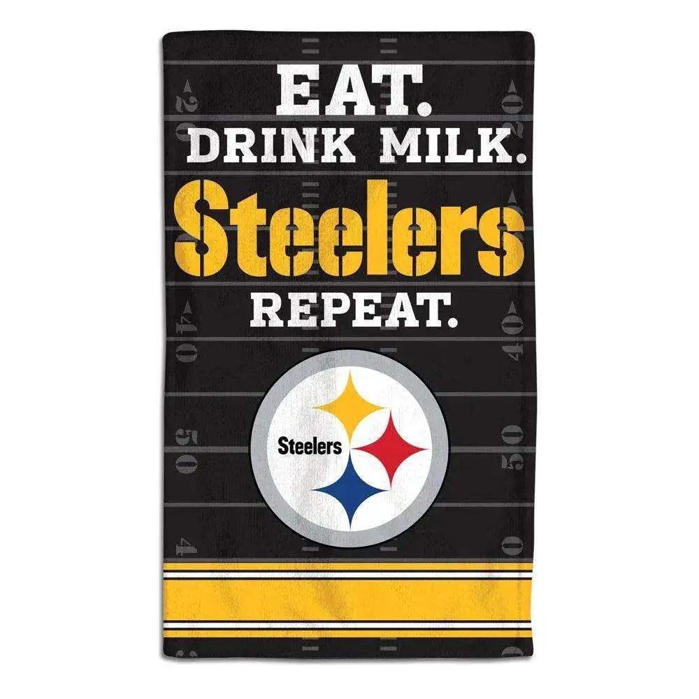 Pittsburgh Steelers Baby Burp Cloth 10x17 Inches Soft - ToylandEU