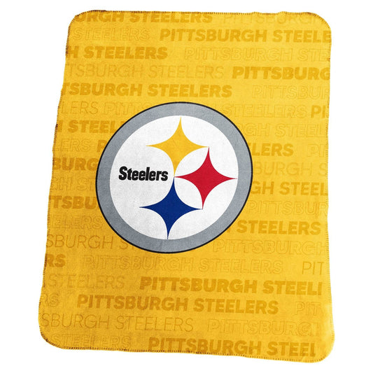 Pittsburgh Steelers Blanket 50x60 Fleece Classic Throw - ToylandEU