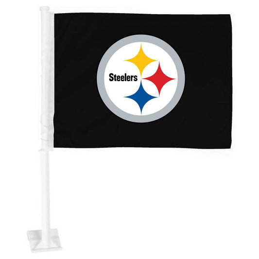 Pittsburgh Steelers Car Flag Primary Logo Nylon Sturdy Clip - ToylandEU