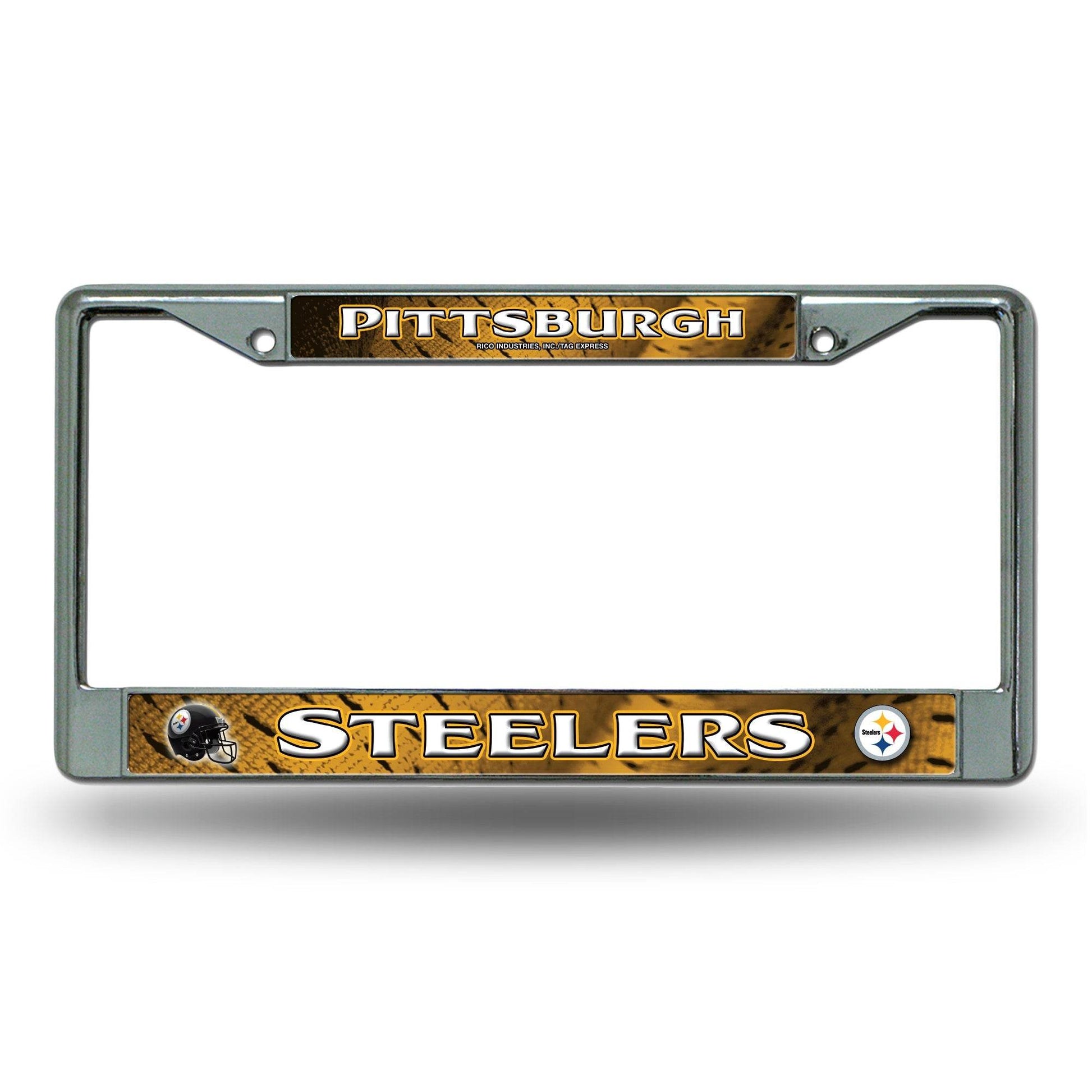Pittsburgh Steelers Chrome License Plate Frame Insert - ToylandEU