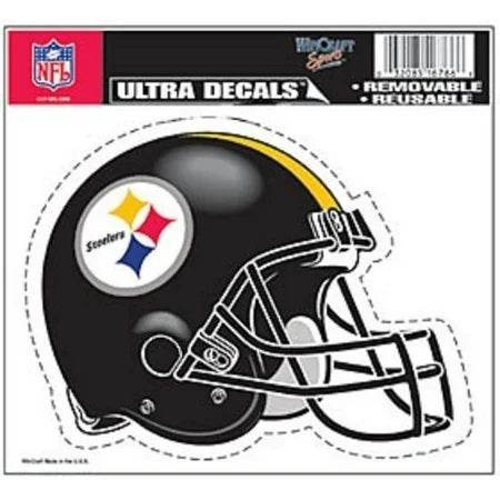 Pittsburgh Steelers Decal 5x6 Multi Use Color Helmet - ToylandEU