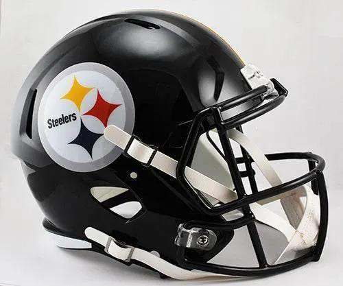  Pittsburgh Steelers Deluxe Replica Speed Helmet Riddell -  ToylandEU™