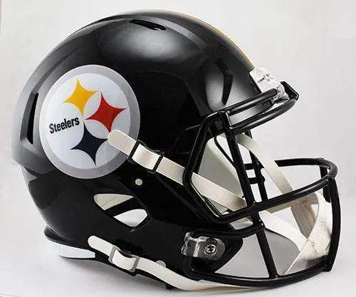 Pittsburgh Steelers Deluxe Replica Speed Helmet Riddell -  ToylandEU™