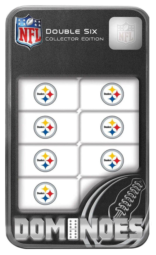  Pittsburgh Steelers Dominoes Set Collectible Tin Box -  ToylandEU™
