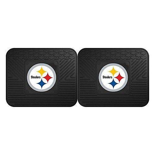 Pittsburgh Steelers Durable Vinyl Backseat Car Mat 2 Pack - ToylandEU