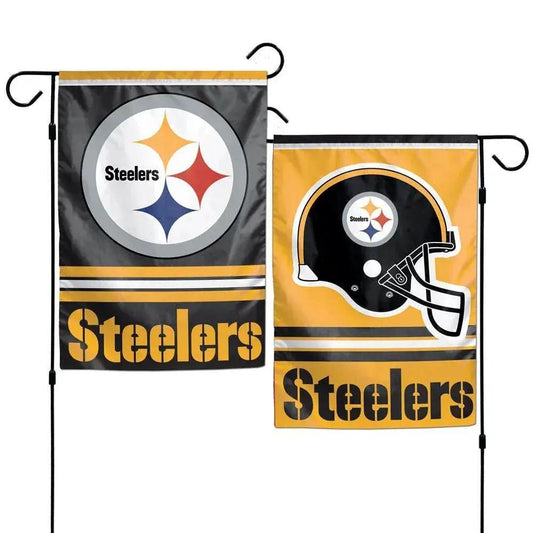  Pittsburgh Steelers Flag 12x18 Garden Style 2 Sided -  ToylandEU™