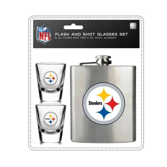  Pittsburgh Steelers Flask and Shot Glass Set by Mojo -  ToylandEU™