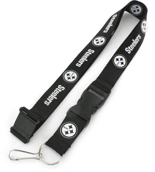 Pittsburgh Steelers Lanyard Black White Officially Licensed -  ToylandEU™