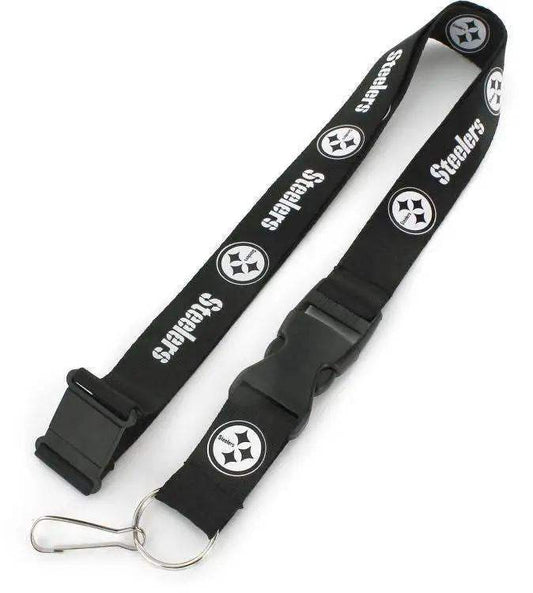  Pittsburgh Steelers Lanyard Black White Officially Licensed -  ToylandEU™