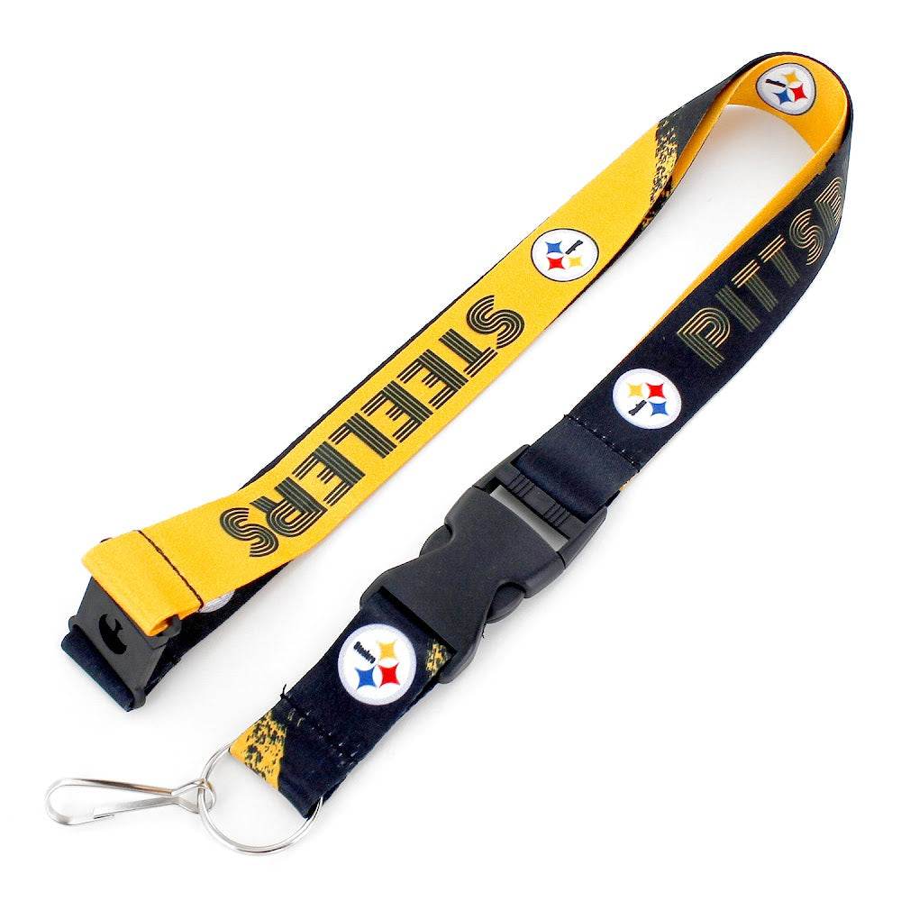 Pittsburgh Steelers Lanyard Crossfade Design Double Sided - ToylandEU