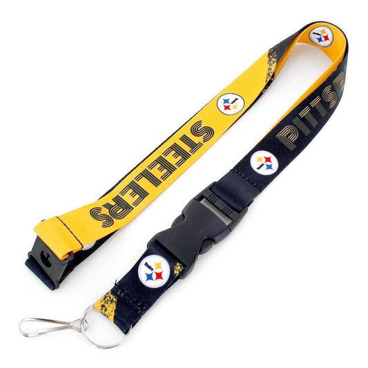 Pittsburgh Steelers Lanyard Crossfade Design Double Sided - ToylandEU