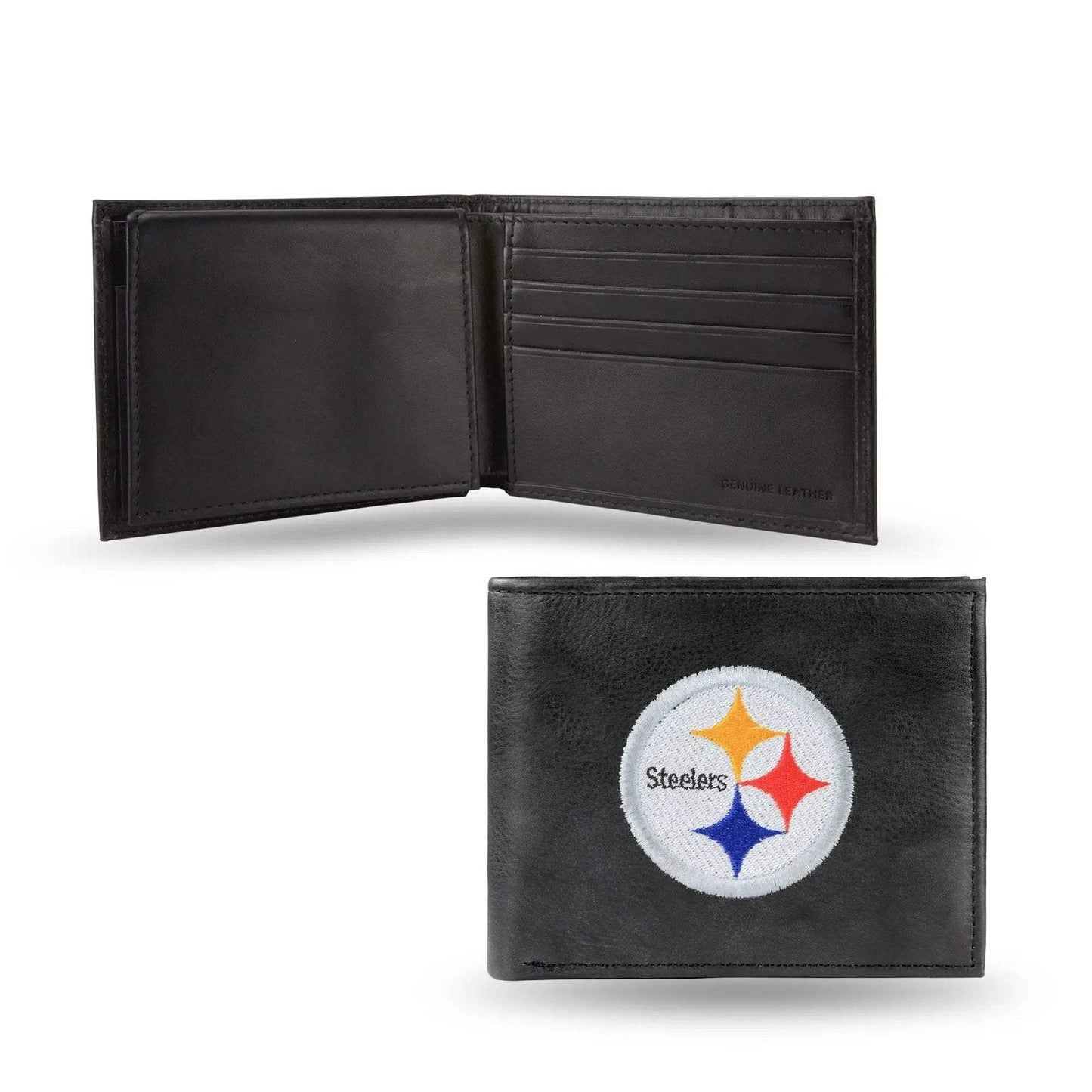  Pittsburgh Steelers Leather Wallet Embroidered Black -  ToylandEU™